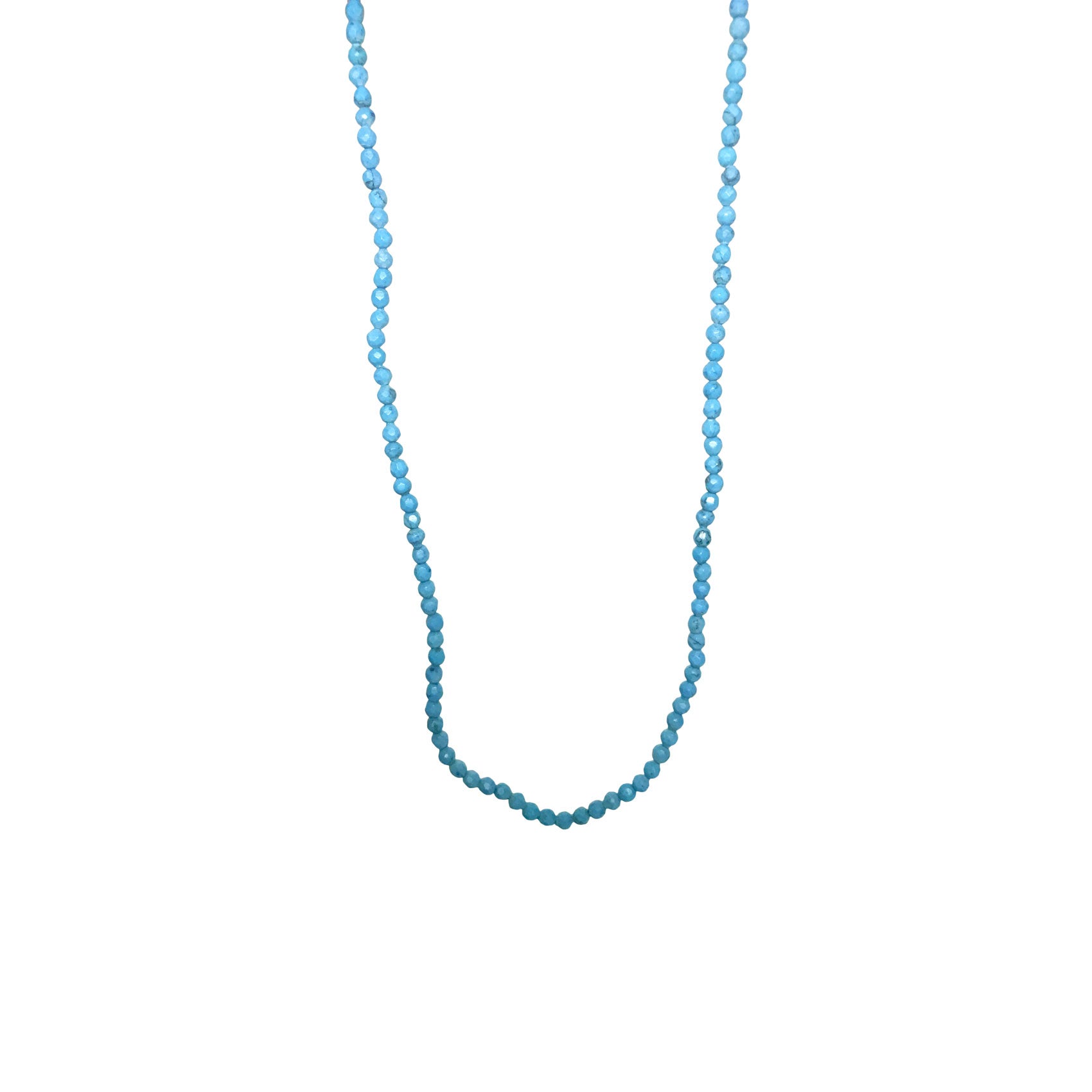 Turquoise Bead Strand Necklace
