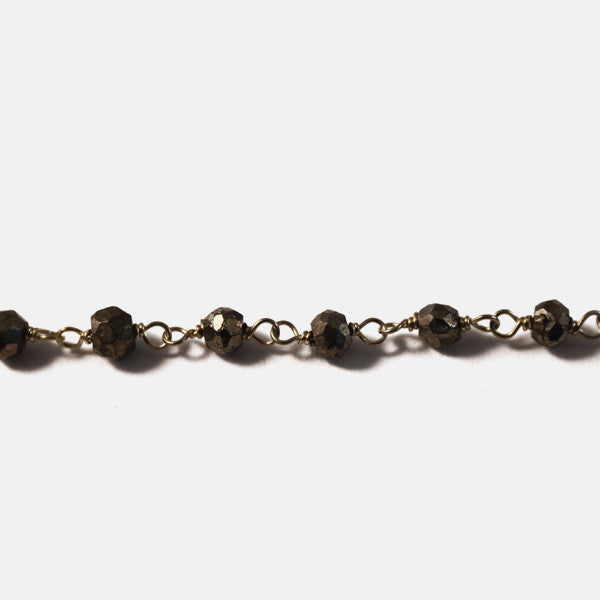 Blackened Silver & Black Onyx Beaded Necklace