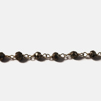 Mini Black Onyx Station Necklace