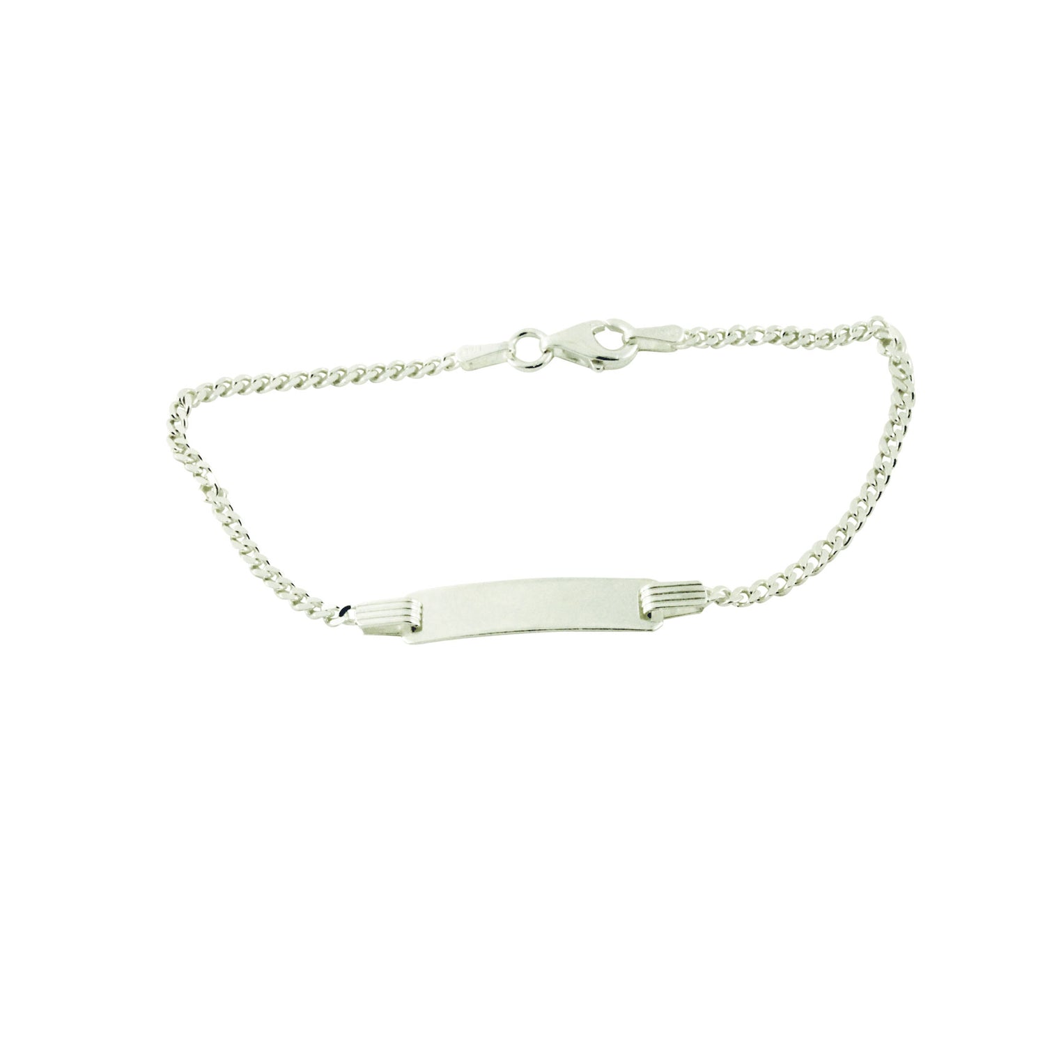 Classic Sterling Silver Unisex ID Bracelet